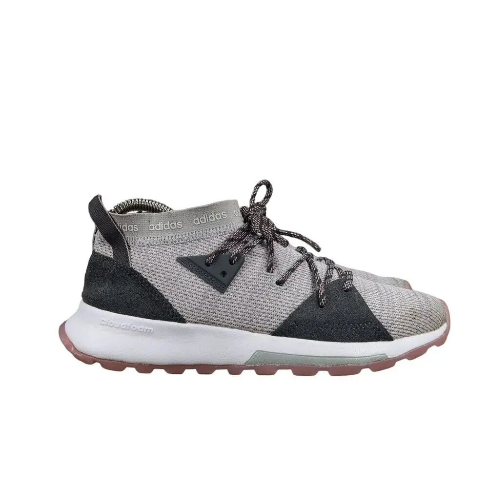 Adidas Shoes Women 6.5 Athletic Trail Running Quesa Cloudfoam Casual Active Gray